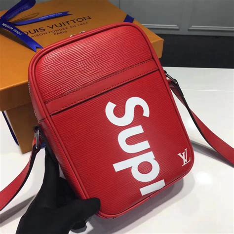 louis vuitton x supreme danube epi pm red replica|supreme danube epi pm.